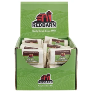 Redbarn Pet Products Filled Bone Dog Treat Original Hickory BBQ Small 20 ct