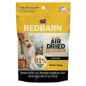 Redbarn Pet Products Gently Air Dried Powerfood Dry Cat Food Chicken 12ea/2.5 oz, Sample