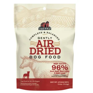 Redbarn Pet Products Gently Air Dried Trial Dog Food Beef 12ea/2.5 oz