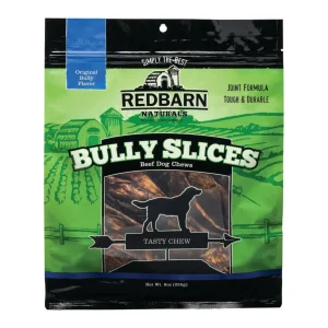 Redbarn Pet Products Natural Bully Slices Dog Treat Original Beef, 9 oz