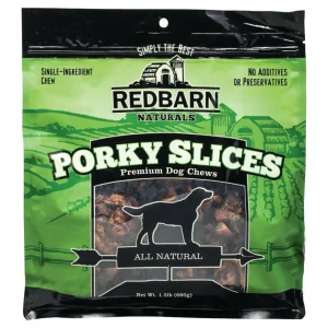 Redbarn Pet Products Porky Slices Dog Treat, 1.5 lb
