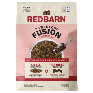 Redbarn Pet Products Powerfood Fusion Whole Grain Dry Dog Food Land Mix Beef, 20 lb
