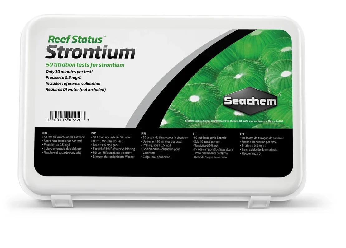 Reef Status: Strontium