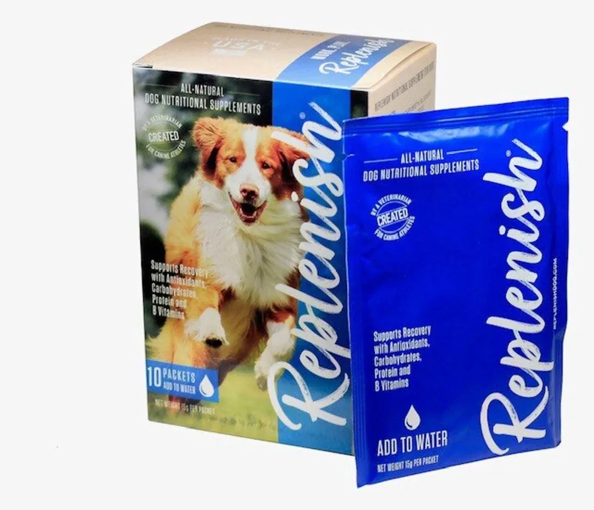 Replenish Dog Water Supplement, 10-Count