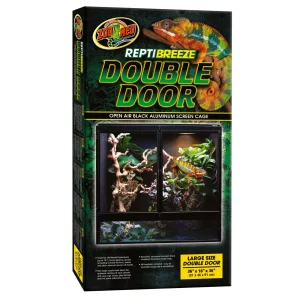 ReptiBreeze Double Door Screen Cage
