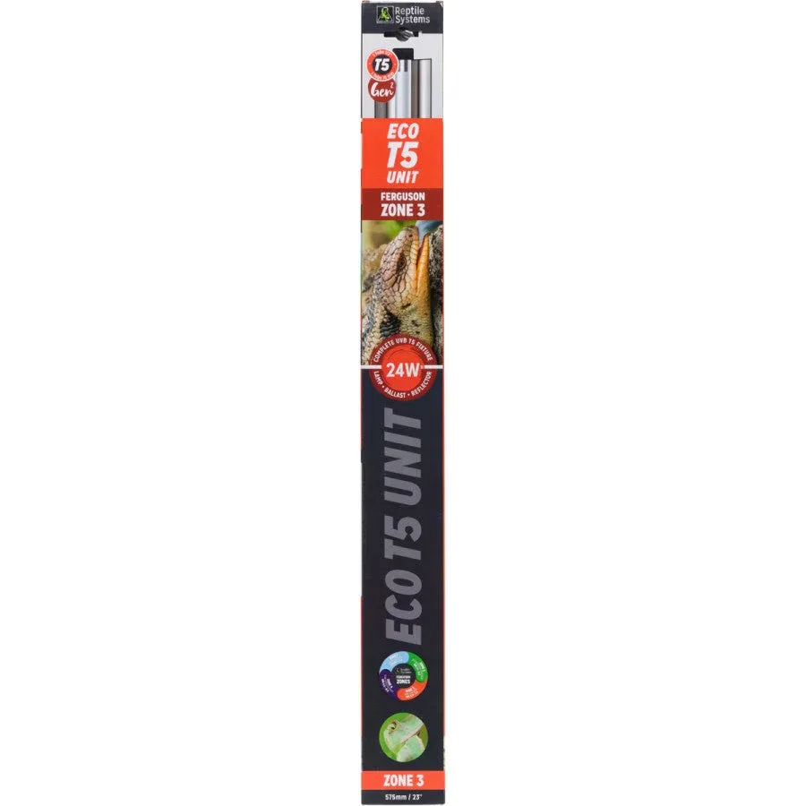 Reptile Systems Pro Eco T5 Gen 2 Fixture Zone 3, 24W, 24 in