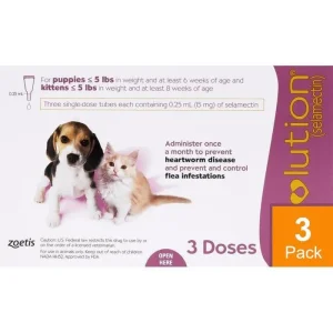 Revolution For Kittens and Puppies under 5lbs (2.5kg)