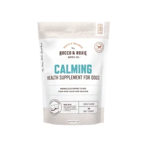 Rocco & Roxie Calming Health Supplement Soft Chews for Dogs
