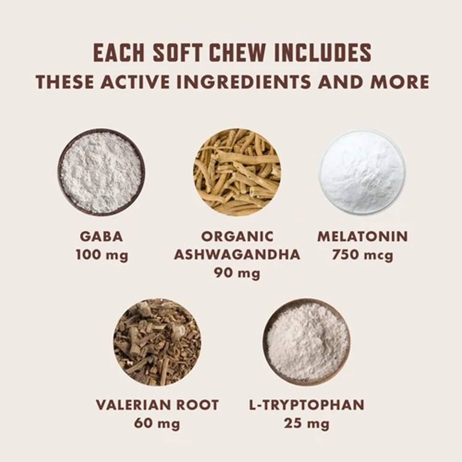 Rocco & Roxie Calming Health Supplement Soft Chews for Dogs - Image 2
