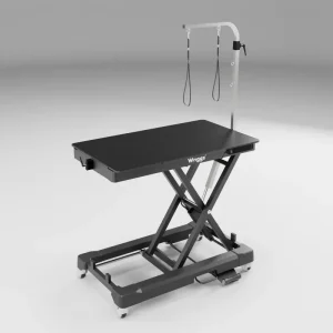 Roll-Light Electric Table for Dog Grooming (Black)