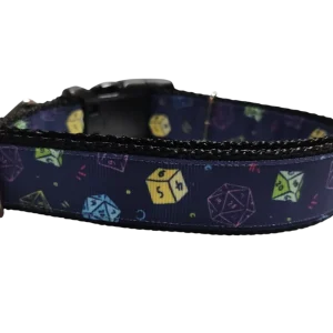 Roll the Dice Nylon Dog Collar