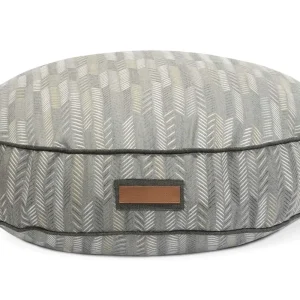 Round Pet Bed in Muttly Merle