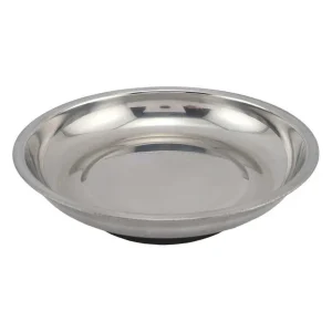 Round Stainless Magnetic Tray 6"