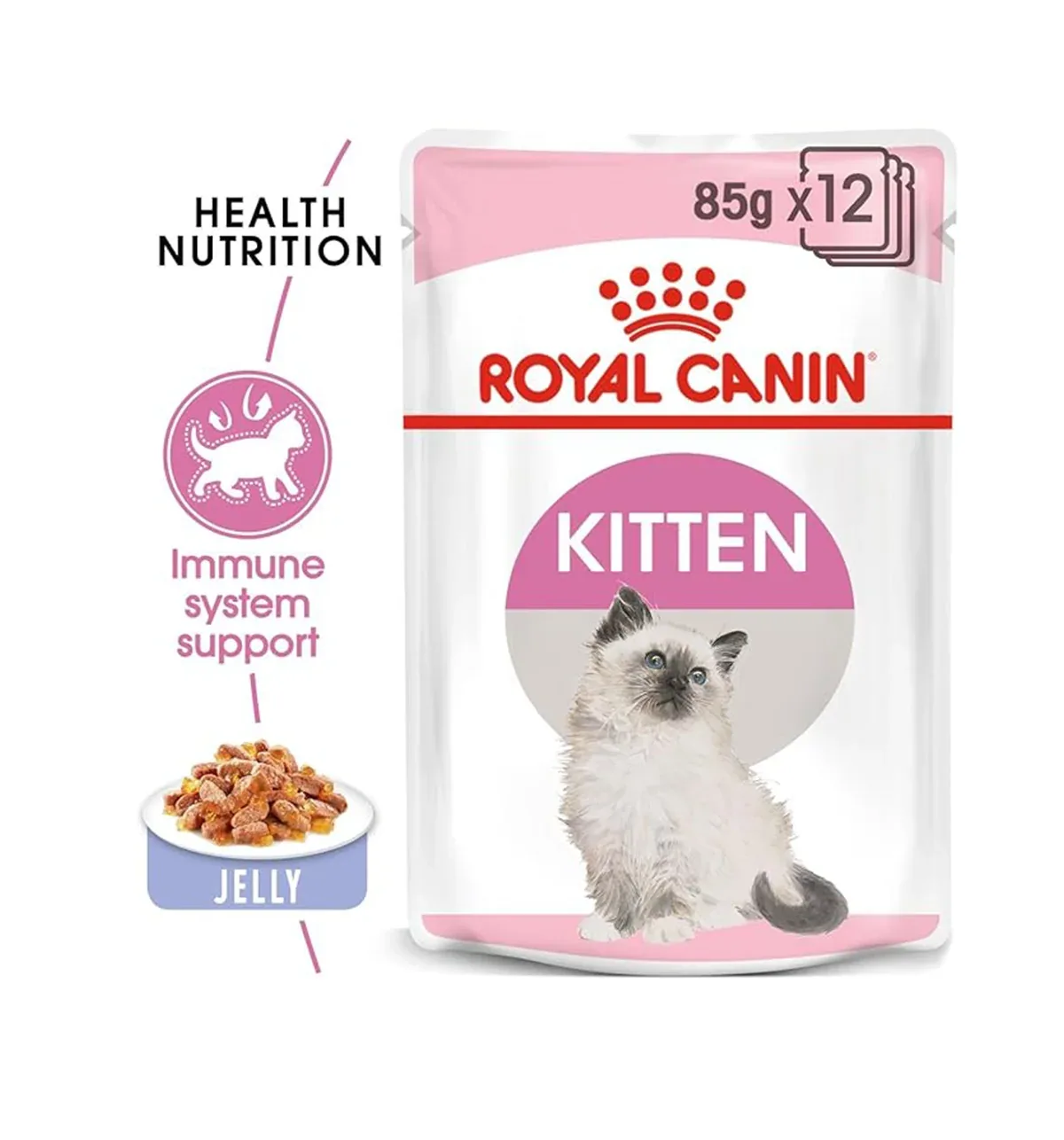Royal Canin Kitten Wet Food in Gravy (85g Pouch) - Image 2