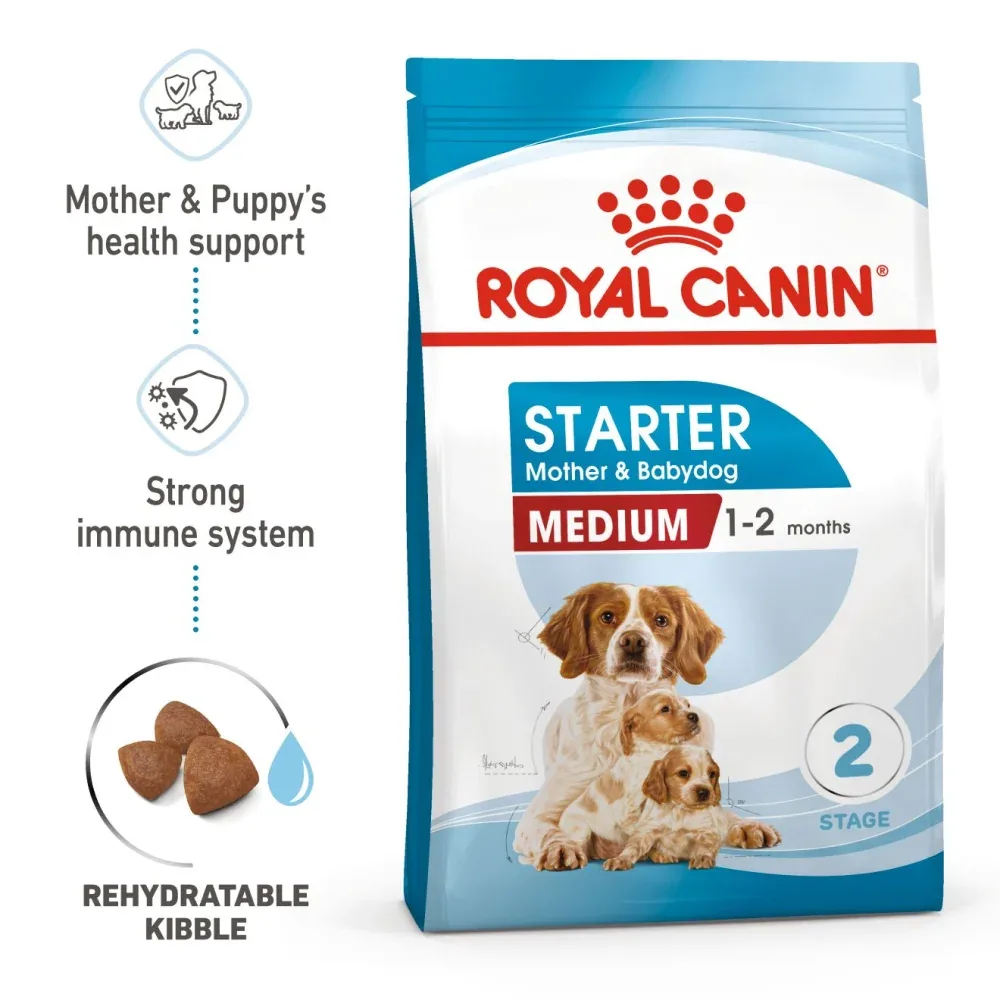 Royal Canin Medium Starter Dry Food for Medium Breed Dog and Puppies - Image 2