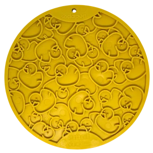 Rubber Duckies emat - Enrichment Lick Mat for Dogs and Cats - with Suction Cups