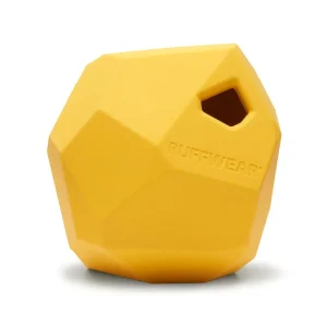 Ruffwear Gnawt a Rock Toy for Dogs (Dandeliion Yellow)
