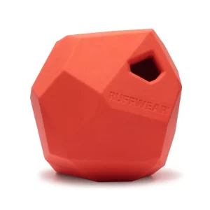 Ruffwear Gnawt a Rock Toy for Dogs (Sockeye Red)