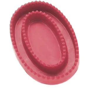 Safari Dog Rubber Curry Brush Green