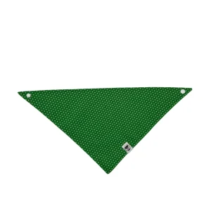 Saint Patrick's Day Pet Bandana Green Polkadot