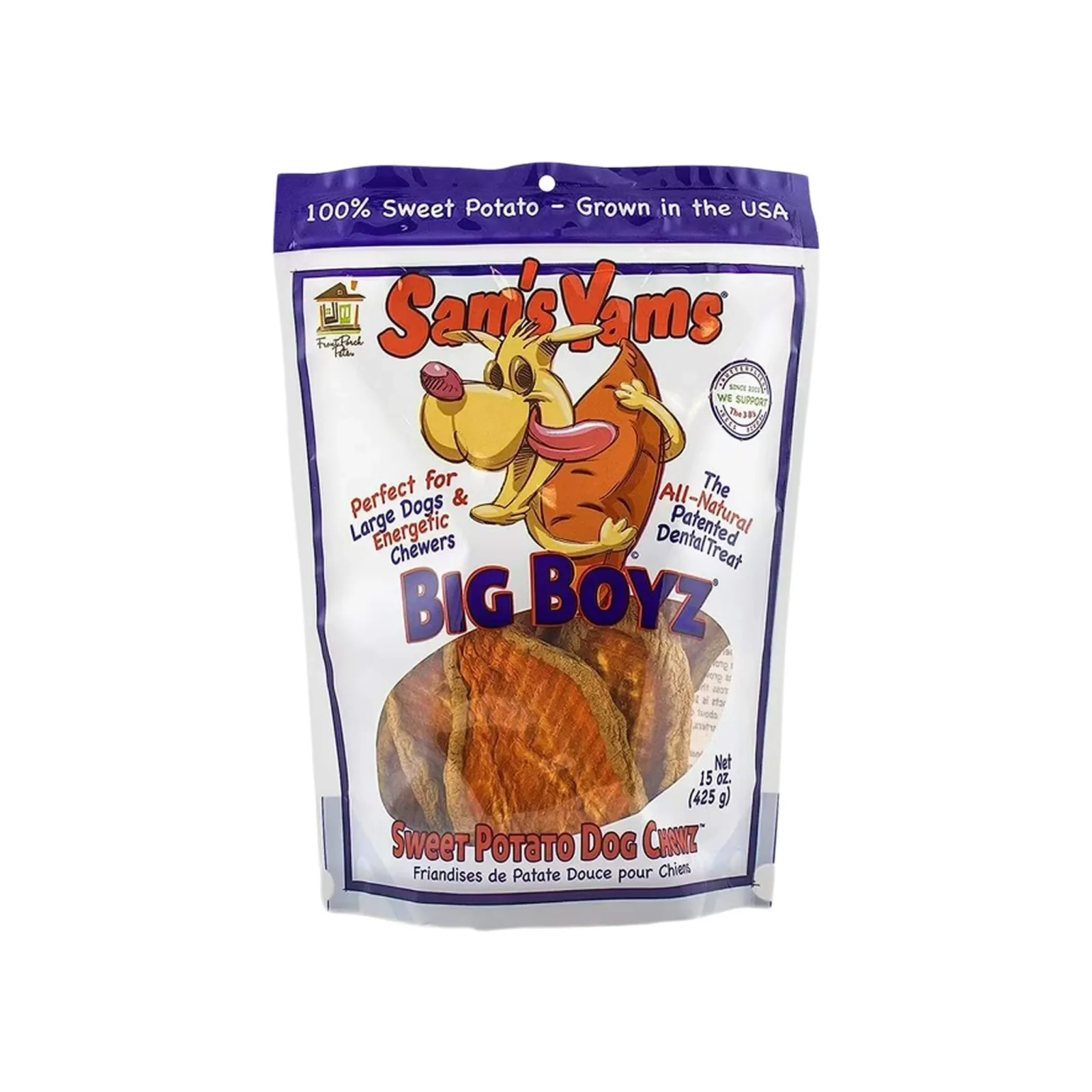 Sam's Yams Big Boyz Sweet Potato Dog Chewz - Image 2