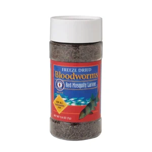 San Francisco Bay Brand Bloodworms Freeze-Dried Fish Food, 0.25 oz