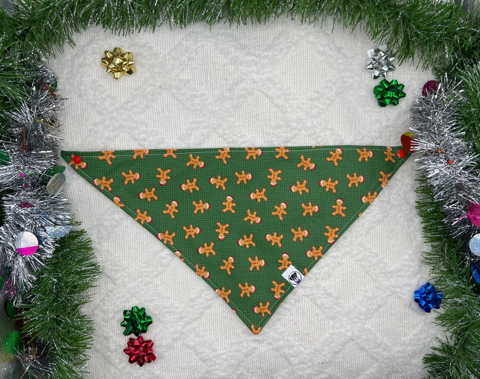 Santa Gingerbread Cookies Bandana