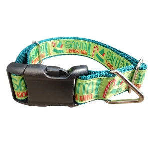 Santa I Know Him! Christmas Nylon Dog Collar