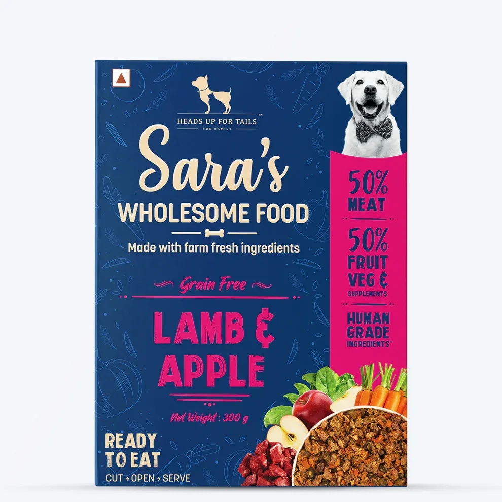 Sara's Wholesome Grain Free Lamb & Apple and Classic Paneer and Veggies Dog Wet Food Combo - Image 2