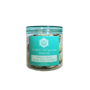 Savage Cat Dog Cat Freeze-Dried Quail Eggs, 2 oz**