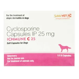 Savavet Ichmune C (Cyclosporine) 25mg Tablet for Dogs (6 tablets)