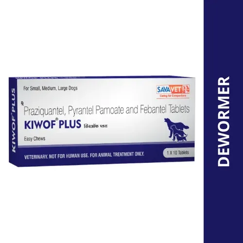 Savavet Kiwof Plus Dog Deworming Tablet (pack of 10 tablets) - Image 2