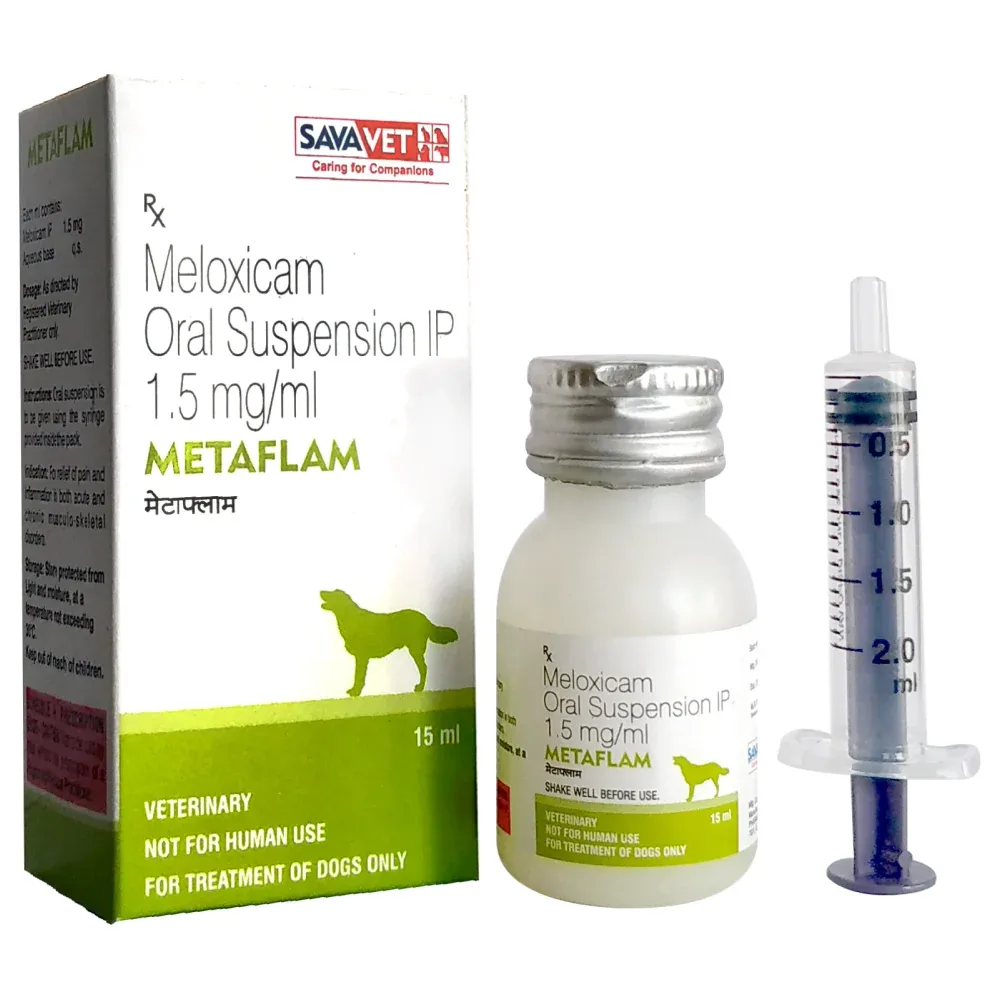 Savavet Metaflam (Meloxicam) Oral Suspension or Dogs (15ml) - Image 2
