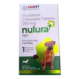 Savavet Nulura (Fluralaner) Tick & Flea Tablet for Small Dogs (4.5 to 10 kg)