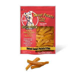 Savory Prime Baked Sweet Potato Fries Dog Treat 8 oz