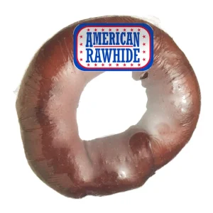 Savory Prime Rawhide Donut Dog Chew Beef 4 in