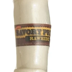 Savory Prime Supreme Knotted Rawhide Bones Bulk Natural 8-9 in