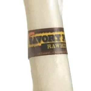 Savory Prime Supreme Knotted Rawhide Bones Bulk Natural 9-10 in