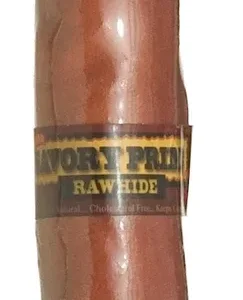 Savory Prime Supreme Rawhide Retriever Roll Beef 9-10 in, Bulk