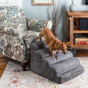 Scalloped Dog Ramp | Pet Stairs | 3 Sizes & 8 Colors