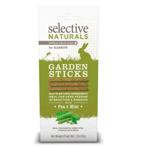 Science Selective Garden Sticks with Pea & Mint for Rabbits 4 ct, 2.1 oz
