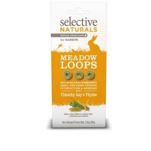 Science Selective Meadow Loops w/Timothy Hay & Thyme Rabbit Treats 4ea/2.8 oz