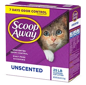 Scoop Away Unscented Cat Litter (25lb)