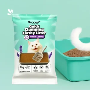 Scoopy Cat Litter | Lavender Scented | 100% Natural Indian Brown Sand