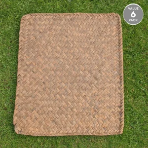 Sea Grass Mat SMALL - 6 PACK [11" x 12" x 1/8"]