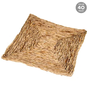 Sea Grass SQUARE MAT - 40 PACK [12" x 12" x 1/2"]
