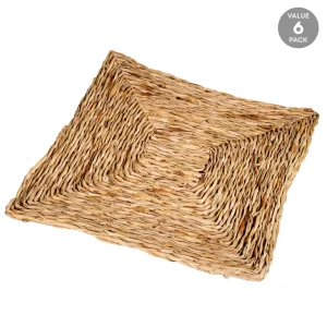 Sea Grass SQUARE MAT - 6 PACK [12" x 12" x 1/2"]