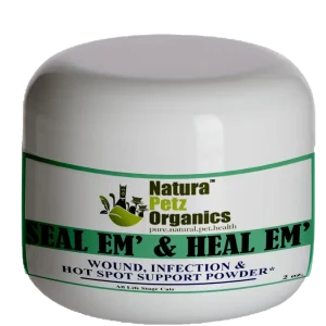 Seal Em And Heal Em Powder Dog, Cat & Small Animal* Wound, Infection & Hot Spot Support*