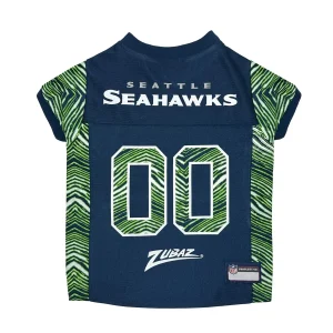 Seattle Seahawks Zubaz Dog Jersey - NFL Officially Licensed