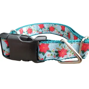 Secret Swear Christmas Nylon Dog Collar